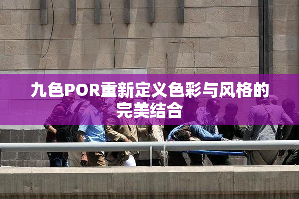 九色POR重新定义色彩与风格的完美结合