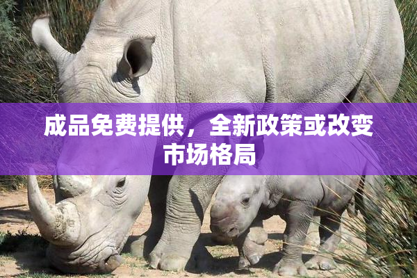 成品免费提供，全新政策或改变市场格局
