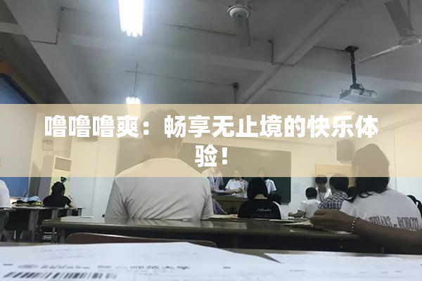 噜噜噜爽：畅享无止境的快乐体验！