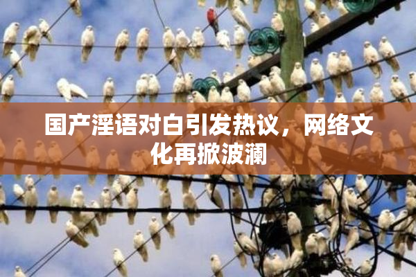 国产淫语对白引发热议，网络文化再掀波澜