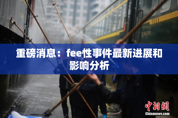 重磅消息：fee性事件最新进展和影响分析