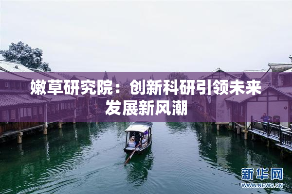 嫩草研究院：创新科研引领未来发展新风潮