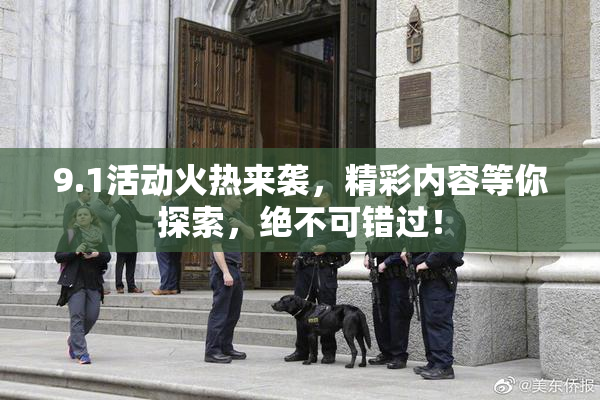 9.1活动火热来袭，精彩内容等你探索，绝不可错过！
