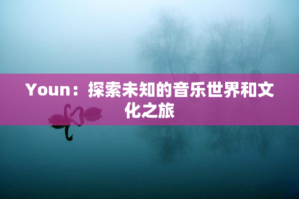 Youn：探索未知的音乐世界和文化之旅