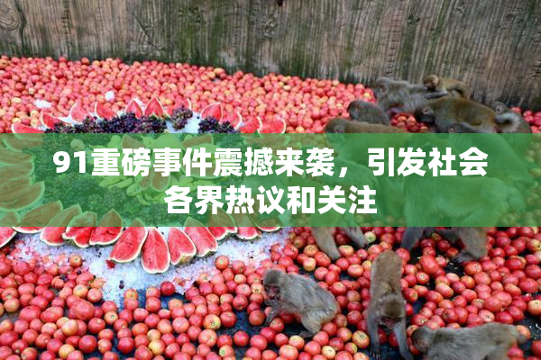 91重磅事件震撼来袭，引发社会各界热议和关注