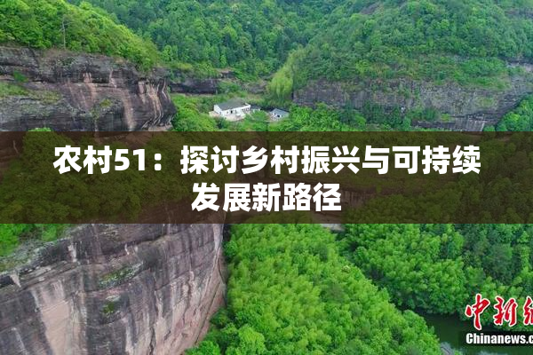 农村51：探讨乡村振兴与可持续发展新路径