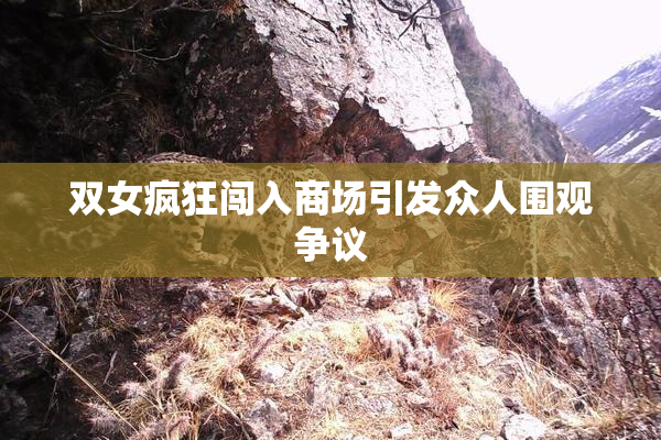 双女疯狂闯入商场引发众人围观争议