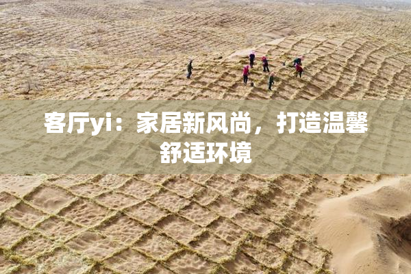 客厅yi：家居新风尚，打造温馨舒适环境