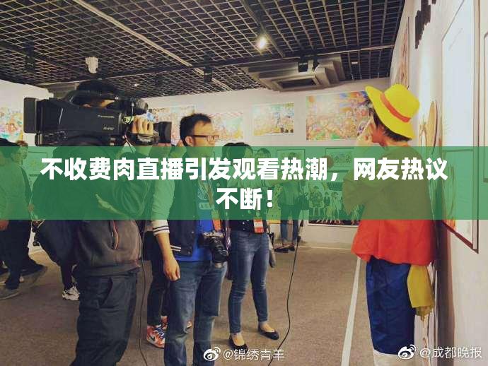 不收费肉直播引发观看热潮，网友热议不断！