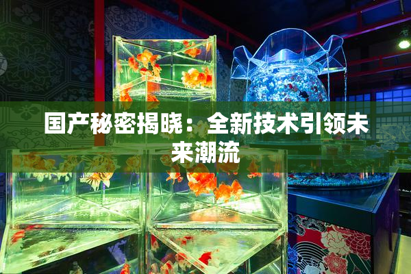 国产秘密揭晓：全新技术引领未来潮流