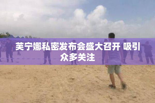 芙宁娜私密发布会盛大召开 吸引众多关注