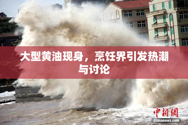 大型黄油现身，烹饪界引发热潮与讨论