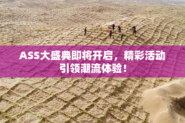 ASS大盛典即将开启，精彩活动引领潮流体验！