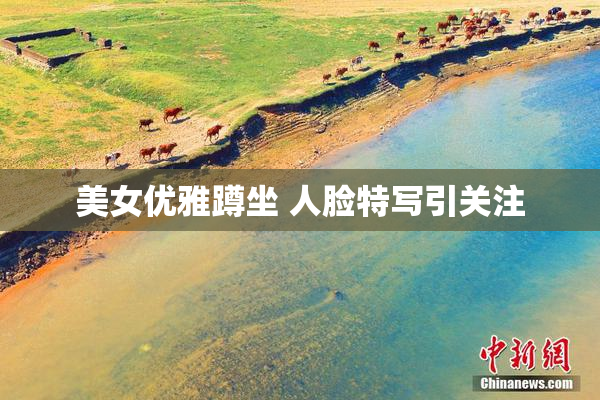 美女优雅蹲坐 人脸特写引关注