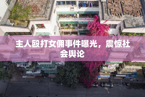 主人殴打女佣事件曝光，震惊社会舆论