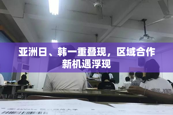 亚洲日、韩一重叠现，区域合作新机遇浮现