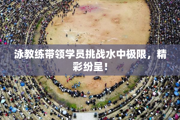 泳教练带领学员挑战水中极限，精彩纷呈！