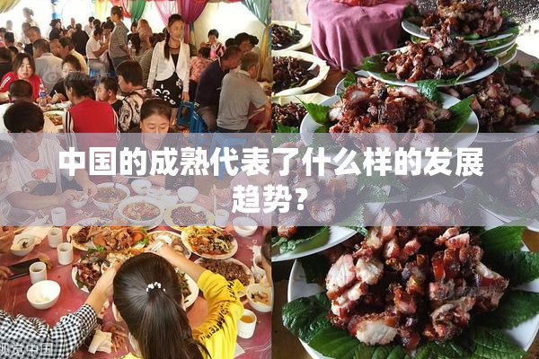 中国的成熟代表了什么样的发展趋势？