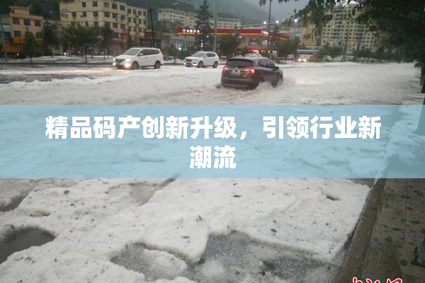 精品码产创新升级，引领行业新潮流