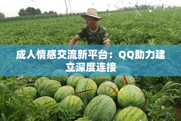 成人情感交流新平台：QQ助力建立深度连接