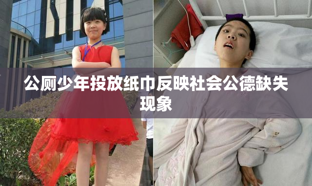 公厕少年投放纸巾反映社会公德缺失现象