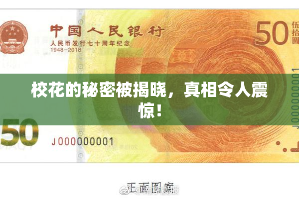校花的秘密被揭晓，真相令人震惊！