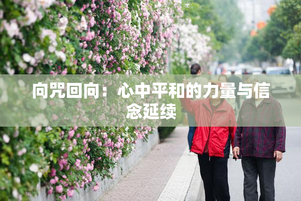 向咒回向：心中平和的力量与信念延续