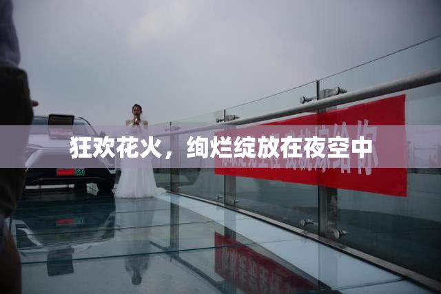 狂欢花火，绚烂绽放在夜空中