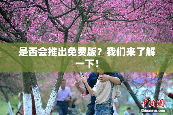 是否会推出免费版？我们来了解一下！