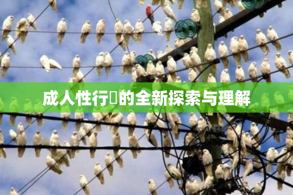 成人性行為的全新探索与理解