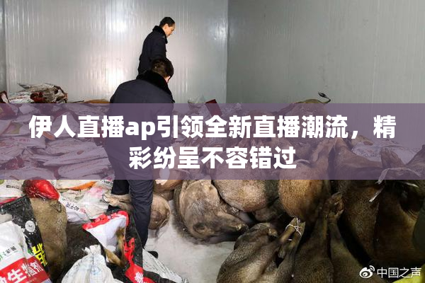 伊人直播ap引领全新直播潮流，精彩纷呈不容错过