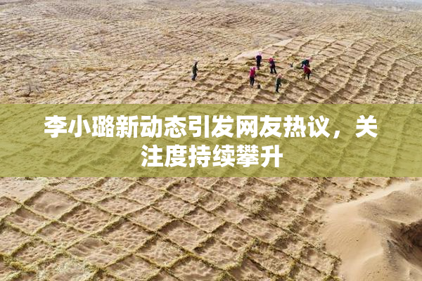 李小璐新动态引发网友热议，关注度持续攀升