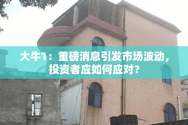 大牛1：重磅消息引发市场波动，投资者应如何应对？