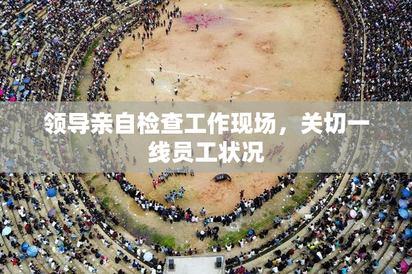 领导亲自检查工作现场，关切一线员工状况
