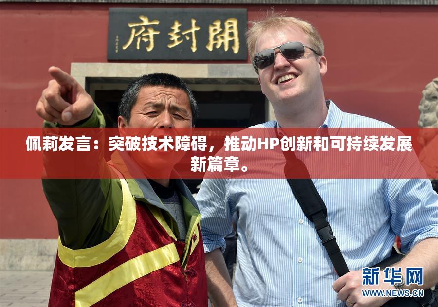 佩莉发言：突破技术障碍，推动HP创新和可持续发展新篇章。