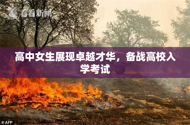 高中女生展现卓越才华，备战高校入学考试