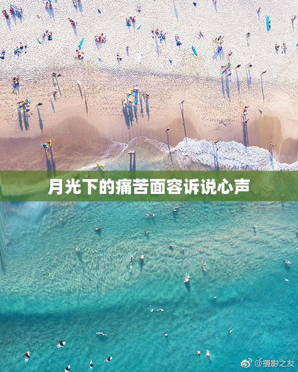 月光下的痛苦面容诉说心声