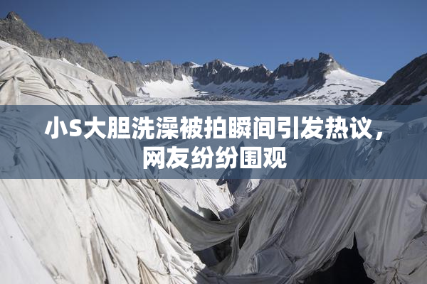 小S大胆洗澡被拍瞬间引发热议，网友纷纷围观