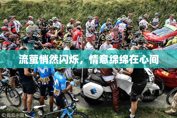 流萤悄然闪烁，情意绵绵在心间