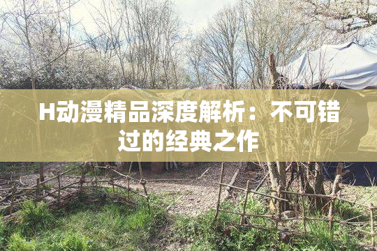 H动漫精品深度解析：不可错过的经典之作