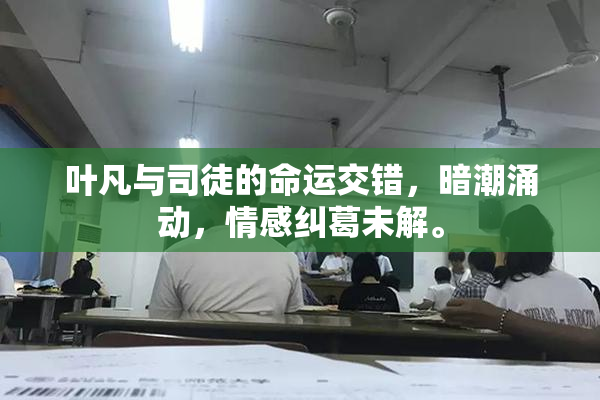 叶凡与司徒的命运交错，暗潮涌动，情感纠葛未解。