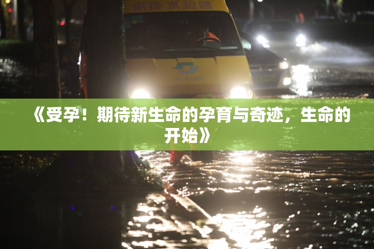 《受孕！期待新生命的孕育与奇迹，生命的开始》