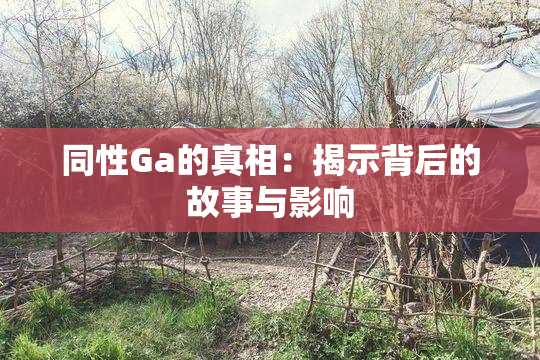 同性Ga的真相：揭示背后的故事与影响