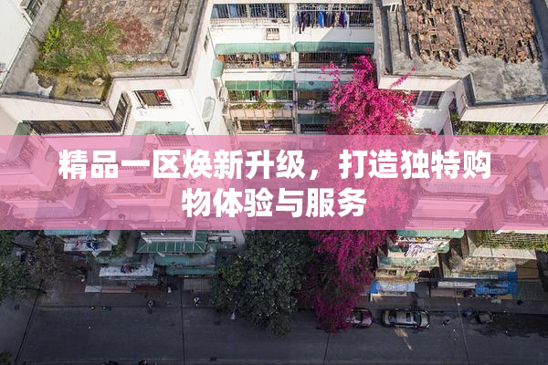 精品一区焕新升级，打造独特购物体验与服务