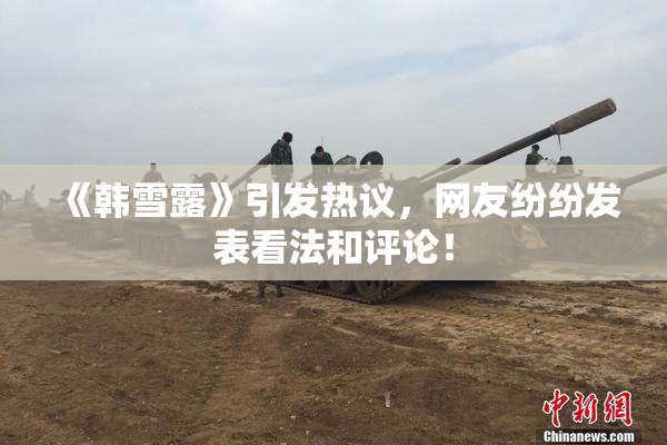 《韩雪露》引发热议，网友纷纷发表看法和评论！