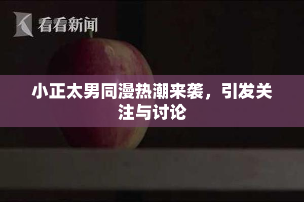 小正太男同漫热潮来袭，引发关注与讨论