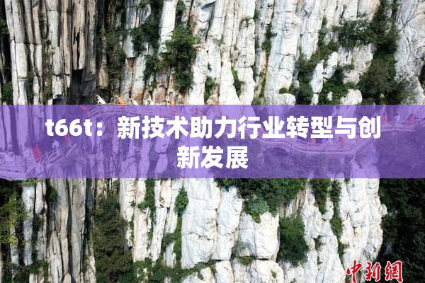 t66t：新技术助力行业转型与创新发展