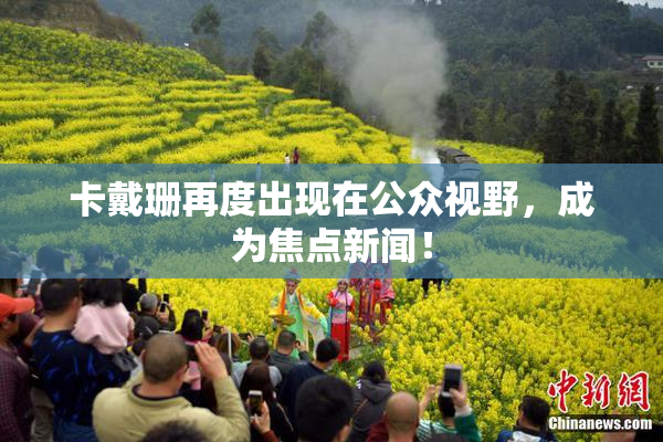 卡戴珊再度出现在公众视野，成为焦点新闻！