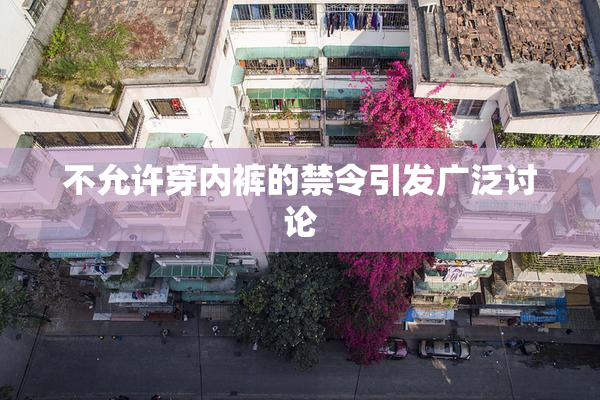 不允许穿内裤的禁令引发广泛讨论