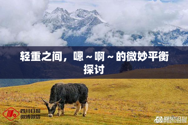 轻重之间，嗯～啊～的微妙平衡探讨